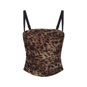 DOLCE&GABBANA X SKIMS SKIMS ROMANCE CORSET | LEOPARD